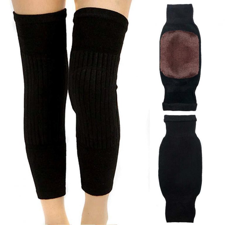 Cashmere Knee Warmer | Pair of Thick Fur Cashmere Wool Knee Warmer