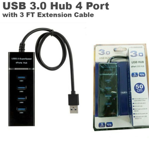 4 port 3.0 usb hub 50 meter