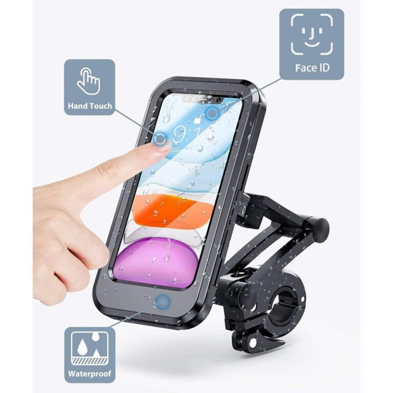 Bike Phone Holder Adjustable Waterproof Mobile Case - Image 3