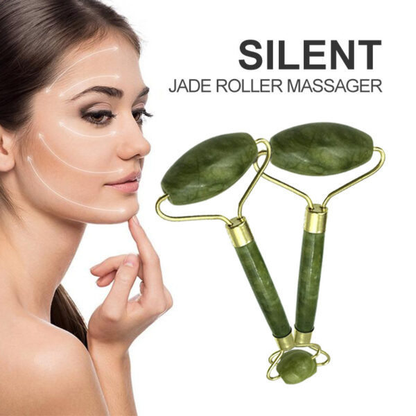Jade Face Roller Natural Massager Facial Roller & Massager