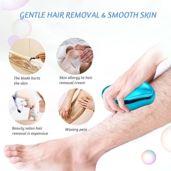 Crystal Hair Eraser Magic Painless Hair Remover for Men and Women