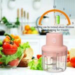 Intelligent Electric Garlic Machine, Mini Chopper, Intelligent Portable Cordless Grinder Electric Small Food Processor_0