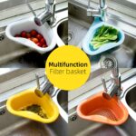 Multi-Functional Swan Drain Basket Kitchen Food Drainer_000