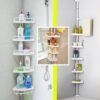 Multi Corner Shelf Adjustable 4 Tier Bathroom Corner Shelf - Image 2