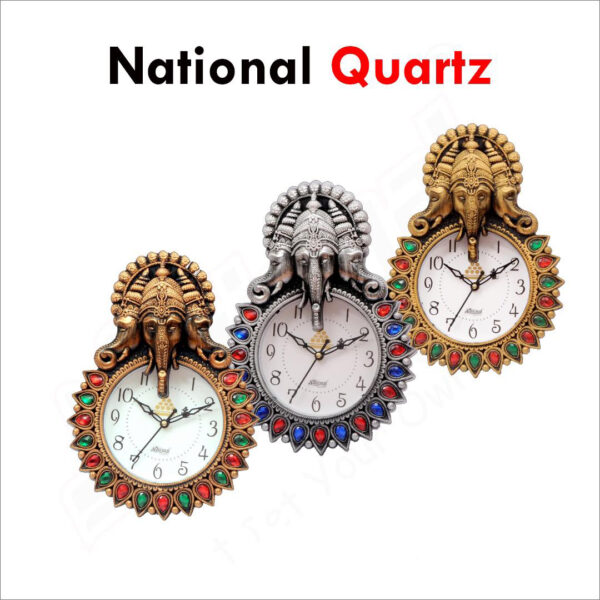 National Quartz CW Clock for Home and Office Wall Clock