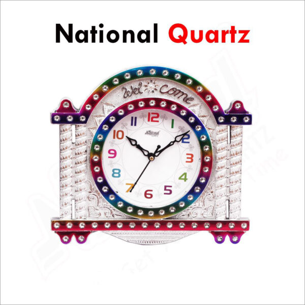 National Quartz Colorful Wall Clock