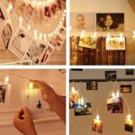 20 Plastic Photo Clip Led String Lights For Home Decor