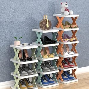 4-Tier Shoe Rack Stackable Shoe Storage Organizer