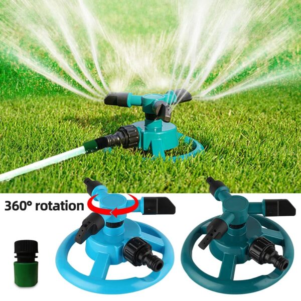 360 Degree Automatic Rotating Sprinkler System for The Garden