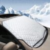 Car Windscreen Sun Shade Summer Foldable Removable Car Shield - Image 2