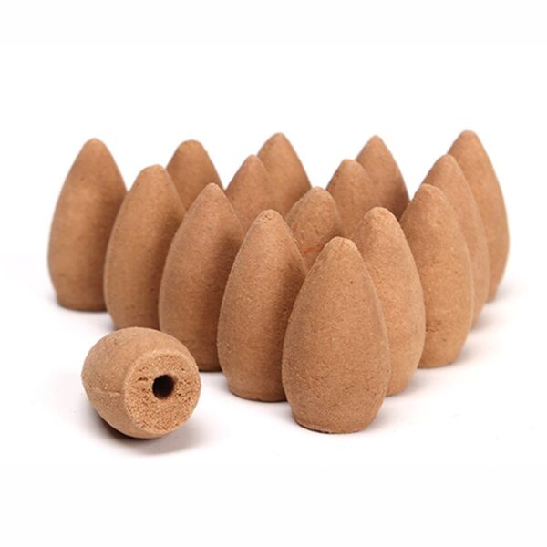 Dingze 40Pcs Backflow Incense Burner Fragrant Cone (Agilawood)