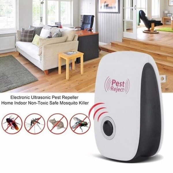 Electronic Ultrasonic Pest Repeller Home Indoor Non-Toxic Safe Mosquito Killer Anti Mosquito Reject Repeller