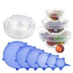 Food Storage Cover Reusable Silicone Stretch Lids