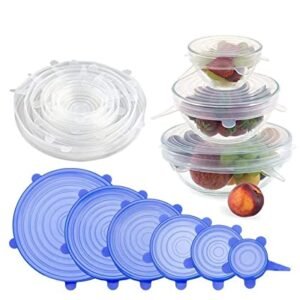 Food Storage Cover Reusable Silicone Stretch Lids