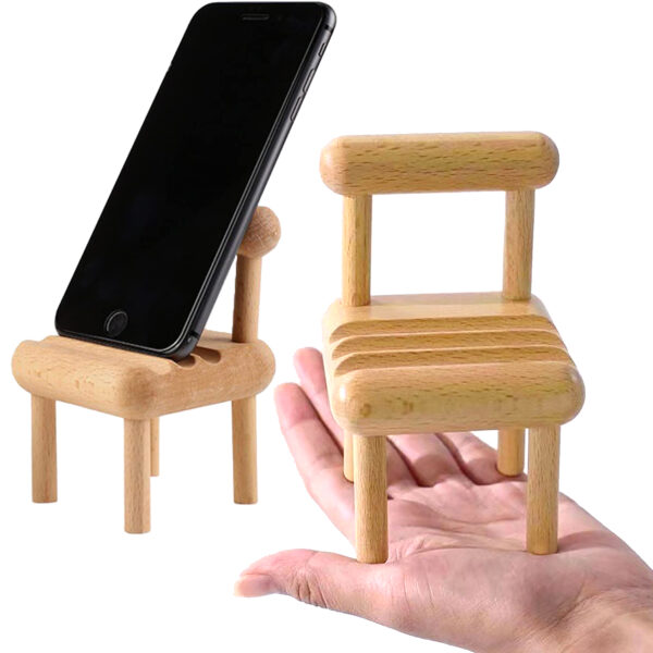Multi-Angle Universal Mobile Stand Mini Chair Shape Tablet Holder