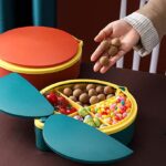 Multipurpose Round Shape Plastic Folding Dry Fruit Box