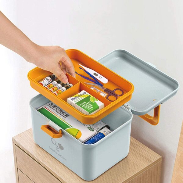 Plastic Storage First Aid Medicine Box Premium Quality