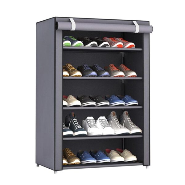 5 Layer Multi-Purpose Shoe Storage Folding Portable Shoes Rack