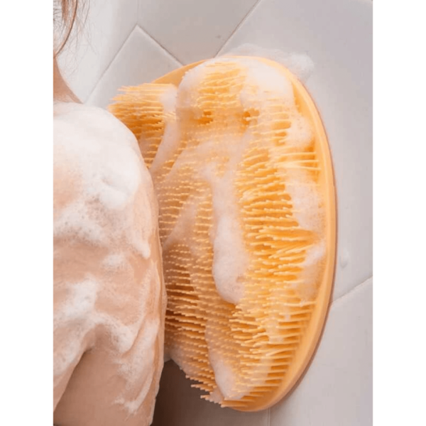 Silicone Back Scrubber Massager Cleaner with Suction Cup
