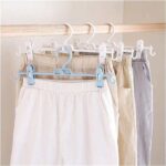 Stackable Hanger Multifunction Plastic Clip Hanger for Household