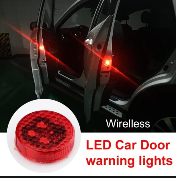 2pcs Flashing Wireless Car Door LED Warning Lights