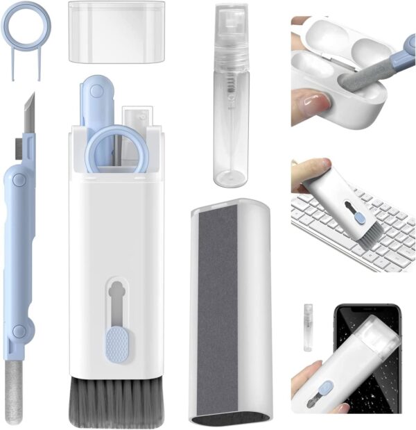 7-in-1 Electronic Cleaner Kit for Keyboard, iPhone Air pod and Screen Dust