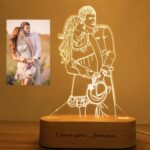 Acrylic 3D Customized LED Hologram Lamp Best for Gift