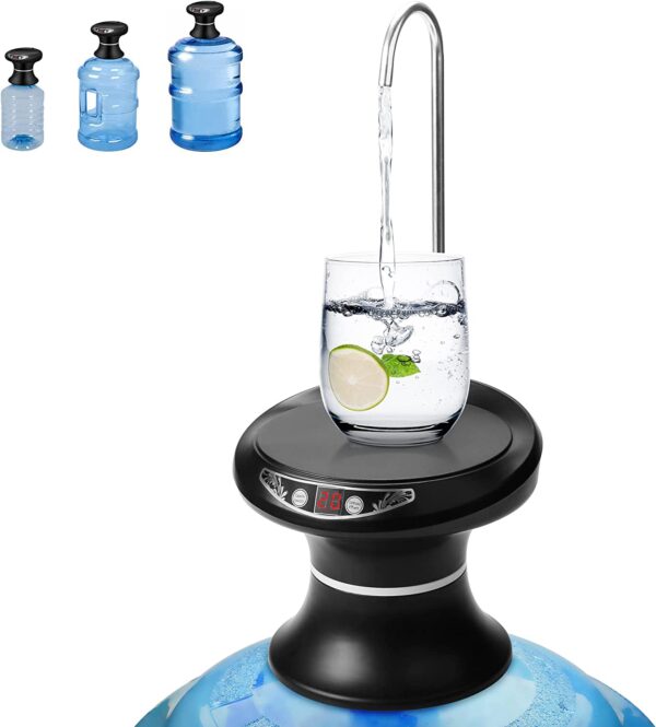 Automatic Water Dispenser Pump with Tray USB Rechargeable