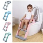 Baby Toddler Potty Toilet Trainer Safety Seat with Adjustable Ladder