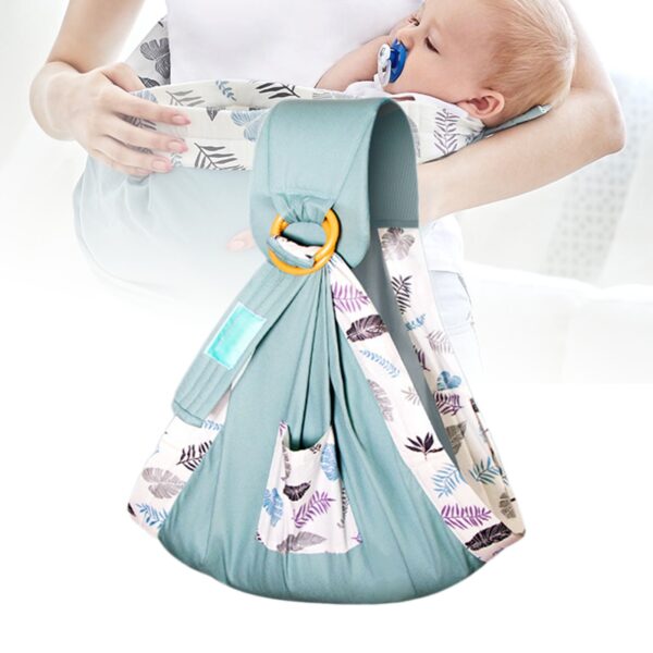 Baby Wrap Carrier Ring Sling Cotton Bag Breathable Fabric
