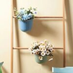 Creative Hanging Flower Pot Wall Mounted Flower Trash Can Home