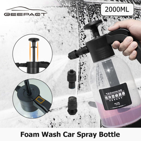 Foam Spray Bottle Car Wash Hand Pump Sprayer 2000ml