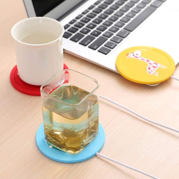 HOT 5V USB Cute Silicone Heat Warmer Heater Milk Tea Coffee