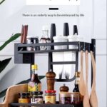 Multifunctional Stainless Steel Storage Spice Rack for Countertop