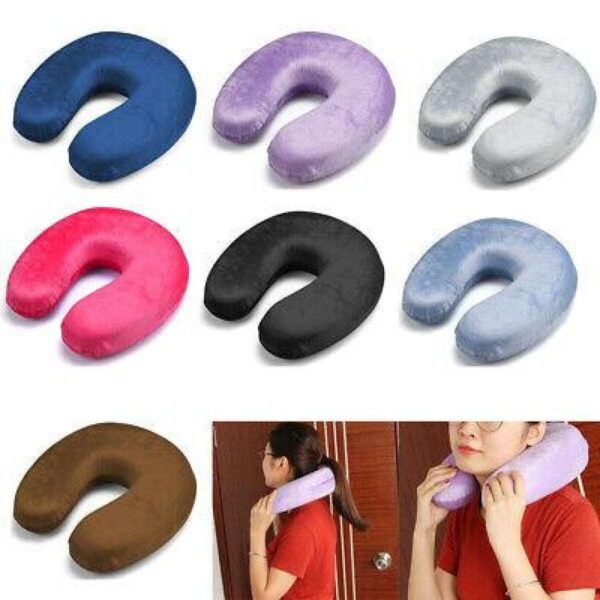 Neck Travel Pillow Soft Memory U Shape Washable Foam Pillow