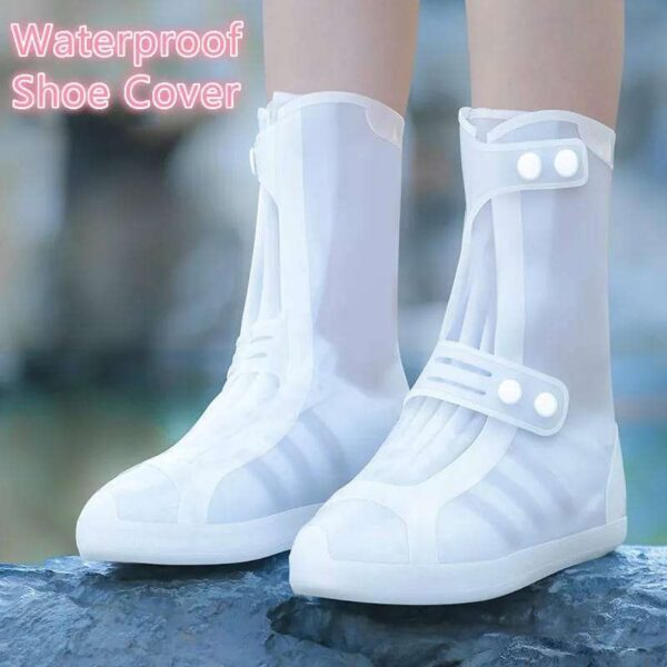 Rain Shoes Cover Foldable Waterproof Long Lasting Rain Shoes Protector