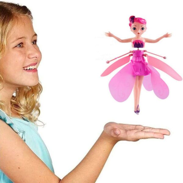 Rechargeable Flying Doll for Kids Flying Princess Doll Magic Control Toy