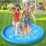 Sprinkler Pad for Kids Durable Toy Summer Water Play Mat Wading Pool