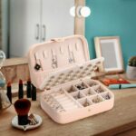 Travel Jewellery Case, Mini Portable Jewellery Storage Box