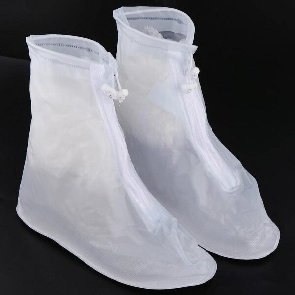 Unisex 2pcs Rain Shoes Cover Waterproof Reusable Boots Protector