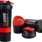 National Gym Spider Bottle Protein Shaker 3 In 1 Gym Bottle