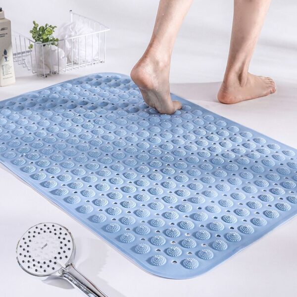 PVC Mat Waterproof Rug Bathroom Carpet Anti Slip Suction Cushion Pad