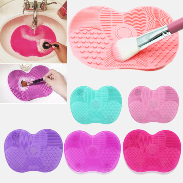 Silicone Makeup Brush Cleaner Pad Washing Scrubber Board