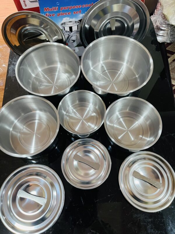 5Pcs Dekchi Set Home Featured Collection Kitchen Pots