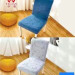 Chair Cover Stretchable Washable Elastic Dining Chair Covers Set