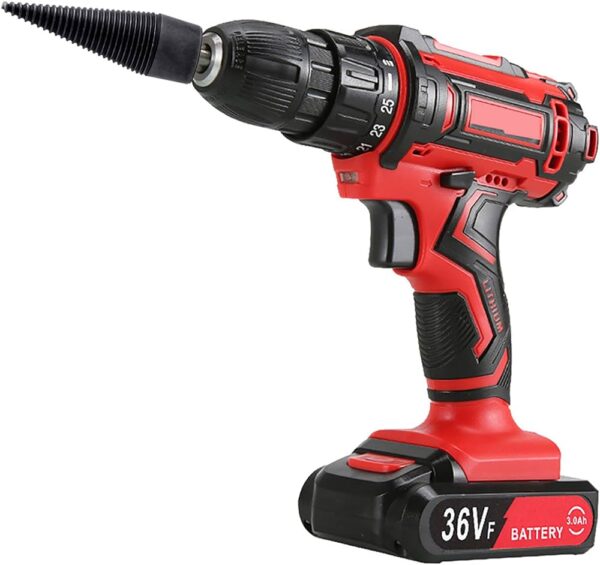 Cordless Drill Machine With Spare 36v Battery for Tile Wood Metal Drilling