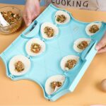 Momo Maker Dumpling Set Dough Presser with 8 Compartments