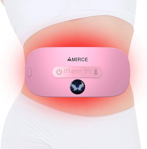 Electric Vibration Belt for Waist Cordless Period Cramp Relief Massager