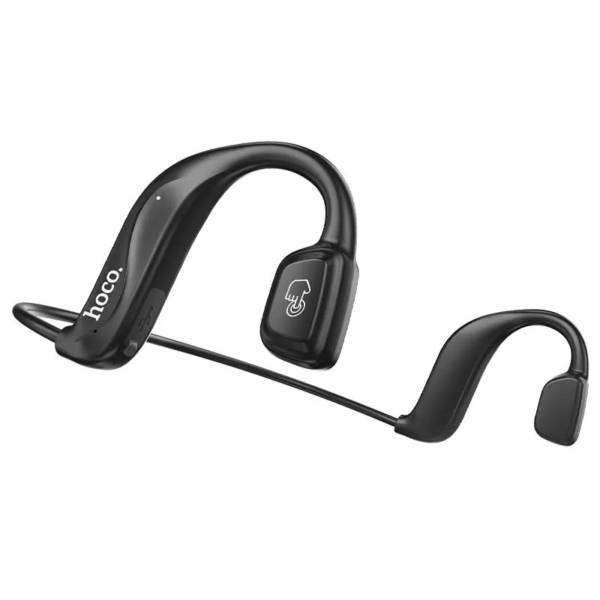 HOCO ES50 Rima headphone featuring a sleek black design with a lightweight and ergonomic build.