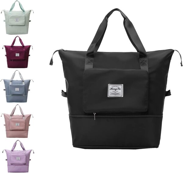 Folding Travel Bag, Travel Lightweight Waterproof Carry on Luggage Separation Travel Bag portable and lightweight - Image 4